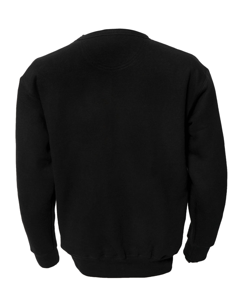 An effortless sweat to update your basic essentials with the Copeland Crew Neck Jumper.  This everyday easy to wear pullover offers an ultra soft feel.  The Copeland features classic fit features a crew neck, half moon back patch and is constructed with double-needle stitching at shoulder, neck, waistband & cuffs, crafted with spandex. Quality vinyl heat pressed Oi Captain Anchor logo on front chest "Salty way of life" and Oi Captain logo on left sleeve.