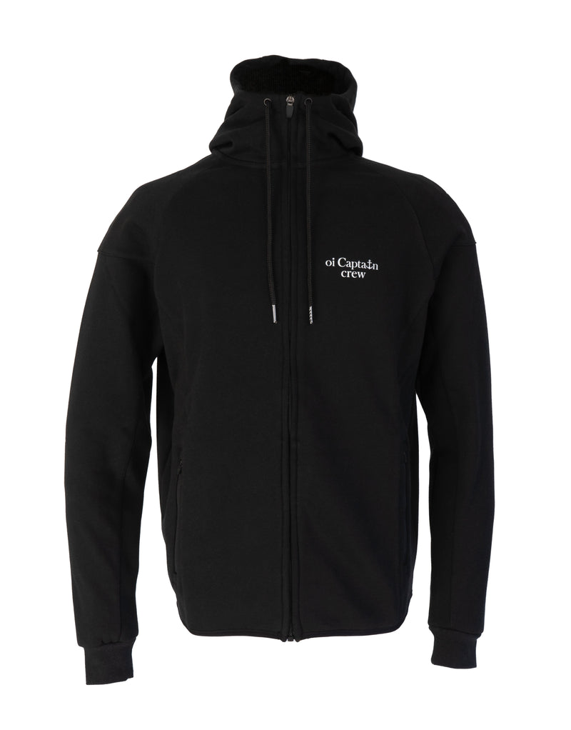 Elevate your casual weekend collection with the Le Grand Essentials Hoodie. For all day comfort, this will be your go to.   Features trendy curved back, comfortable cotton bonded polar fleece lined hoodie jacket, drop shoulders add to this relaxed fit, and classic finishing touches, like zipped side pockets and piped trimmed edging.   This hoodie will quickly become your off-duty unifo