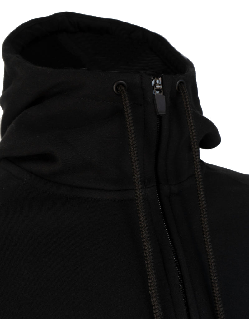 Elevate your casual weekend collection with the Le Grand Essentials Hoodie. For all day comfort, this will be your go to.   Features trendy curved back, comfortable cotton bonded polar fleece lined hoodie jacket, drop shoulders add to this relaxed fit, and classic finishing touches, like zipped side pockets and piped trimmed edging.   This hoodie will quickly become your off-duty unifo